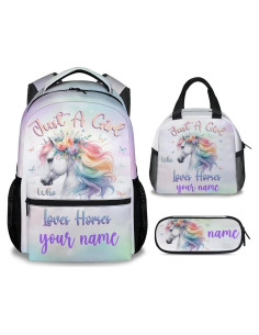 Mochila Escolar Personalizada UNIKITTY 43 cm con Almuerzo