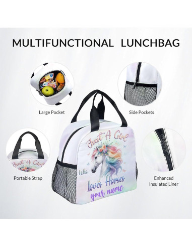 Mochila Escolar Personalizada UNIKITTY 43 cm con Almuerzo