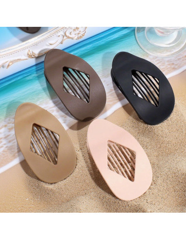 Clip de Cabello de Pico de Pato DNZPFU - 4 Piezas, 6x10 cm