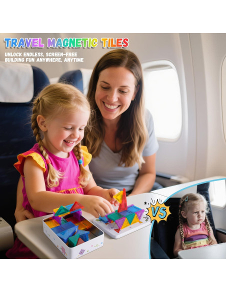 Set de Azulejos Magnéticos de Viaje 56pcs Dcsioike