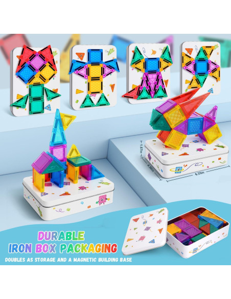 Set de Azulejos Magnéticos de Viaje 56pcs Dcsioike