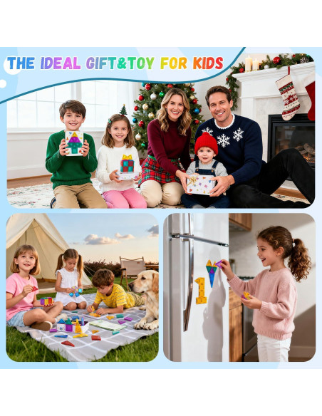 Set de Azulejos Magnéticos de Viaje 56pcs Dcsioike