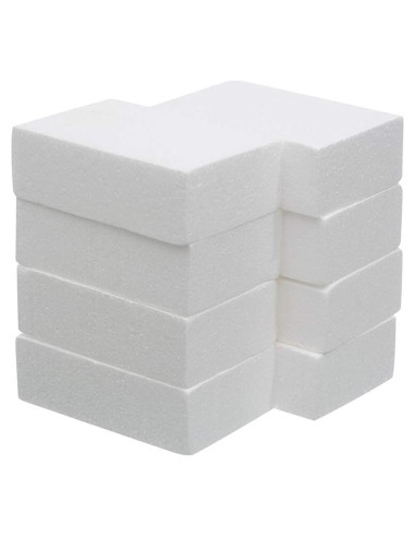 Bloques de Espuma Crafare 8 Piezas 15.24x10.16x5.08cm