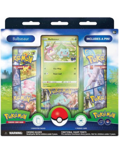 Colección de Pines Pokémon TCG Go - Bulbasaur, Charmander, Squirtle 2