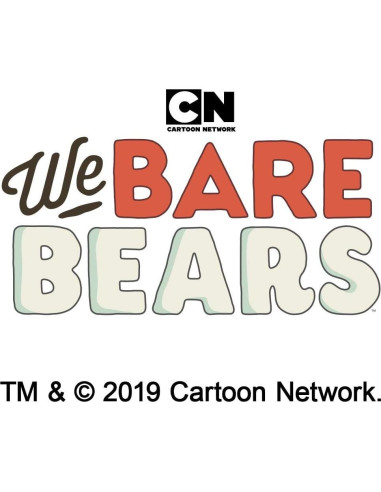 Llavero Corazón We Bare Bears con Tapa de Resina 4.6 cm