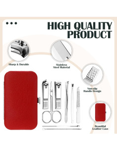 30 Juegos de Kit de Cuidado de Uñas Profesional Leriton 8 en 1 2