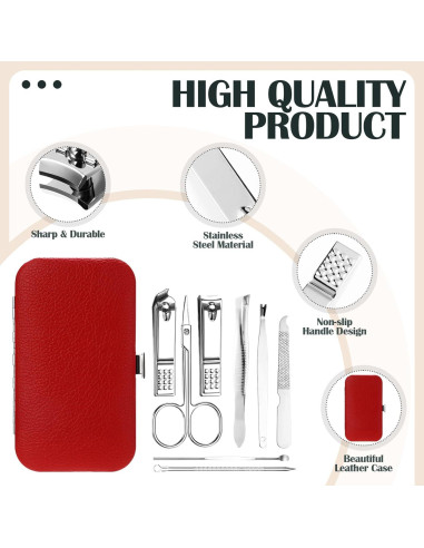 30 Juegos de Kit de Cuidado de Uñas Profesional Leriton 8 en 1