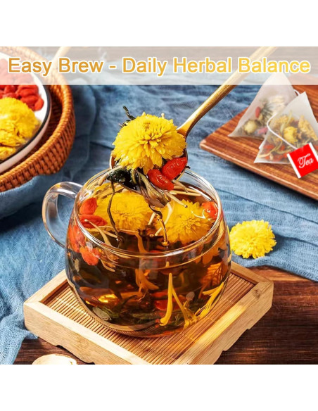 20 Bolsitas de Té Orgánico Diente de León y Goji - Detox