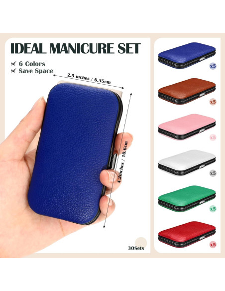 30 Juegos de Kit de Cuidado de Uñas Profesional Leriton 8 en 1
