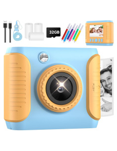 Cámara Instantánea Infantil GigaMinds C33 2.4" Azul