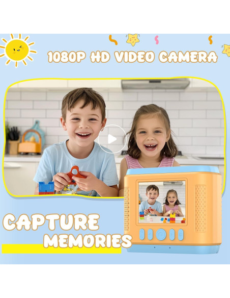 Cámara Instantánea Infantil GigaMinds C33 2.4" Azul