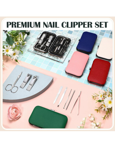 30 Juegos de Kit de Cuidado de Uñas Profesional Leriton 8 en 1