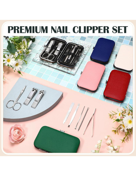 30 Juegos de Kit de Cuidado de Uñas Profesional Leriton 8 en 1