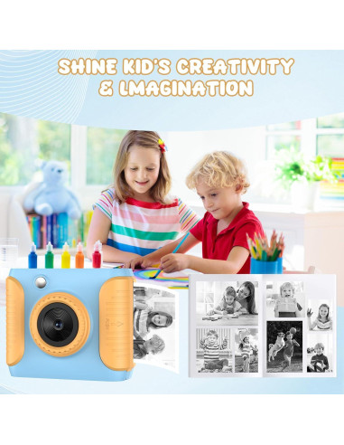 Cámara Instantánea Infantil GigaMinds C33 2.4" Azul