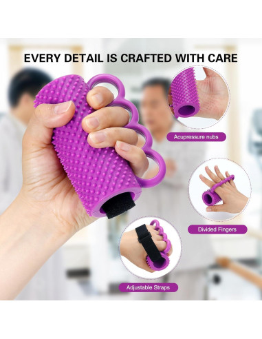 Bola de Terapia de Mano Lerboai - Ejercicio y Alivio de Estrés