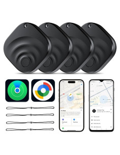 Rastreadores Bluetooth TIMU Tagigo - Paquete de 4, iOS/Android