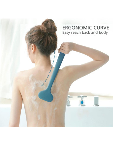 Cepillo de Cuerpo GREENRAIN Mango Largo Exfoliación Suave 35.5 cm