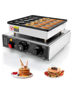 Mini Máquina para Hacer Pancakes GDDGHS 25PCS 950W Antiadherente