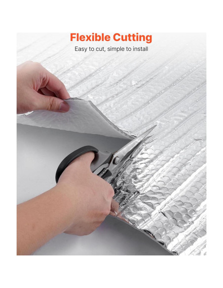 Hoja de Aislamiento Reflectante Doble VEVOR 61x122cm 16PCS