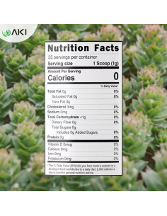 Polvo de raíz de Rhodiola Rosea AKI 55g - Sin aditivos 2