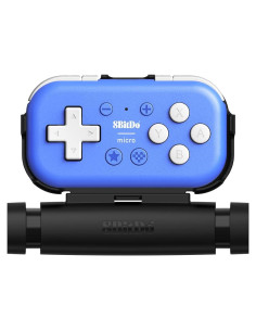 Controlador Mini Bluetooth 8Bitdo Pocket Azul con Clip Móvil
