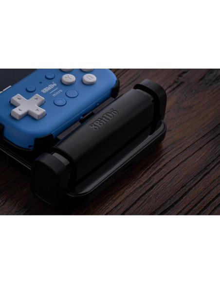 Controlador Mini Bluetooth 8Bitdo Pocket Azul con Clip Móvil