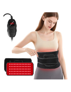 Almohadilla de Terapia de Luz Roja ZAEXAE 35.1x16.5cm 70 LEDs