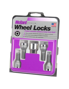 Cerraduras de Rueda McGard 27013 Cromadas M12 x 1.5 - Juego de 4