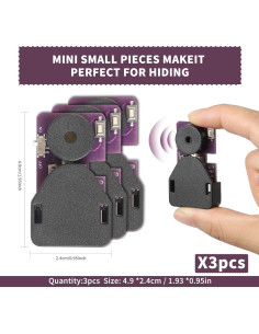 3 Hacedores de Ruido de Grillo MUUPEG - 16 Sonidos, Compactos 2