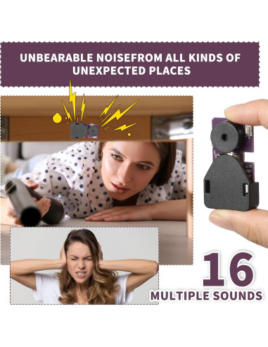 3 Hacedores de Ruido de Grillo MUUPEG - 16 Sonidos, Compactos