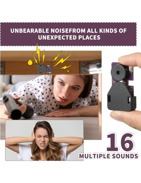 3 Hacedores de Ruido de Grillo MUUPEG - 16 Sonidos, Compactos