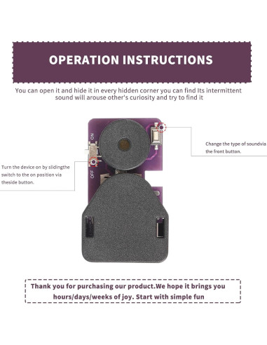 3 Hacedores de Ruido de Grillo MUUPEG - 16 Sonidos, Compactos