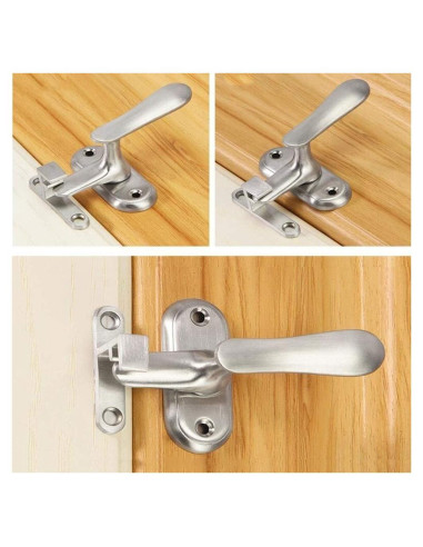 Cerradura de puerta portátil AMAZWI de acero inoxidable