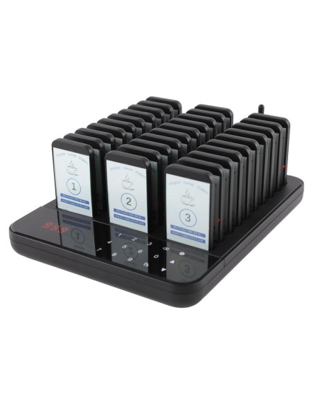 Sistema de Llamada Inalámbrico AGJ 30 Pagers para Restaurantes