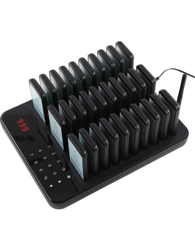 Sistema de Llamada Inalámbrico AGJ 30 Pagers para Restaurantes