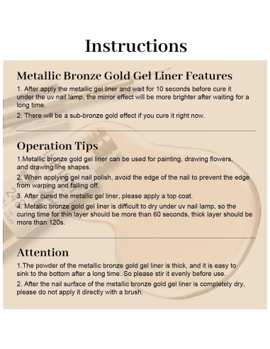 Set de 2 Gel Liner Metálico RARJSM Plata y Bronce Oro 8ml