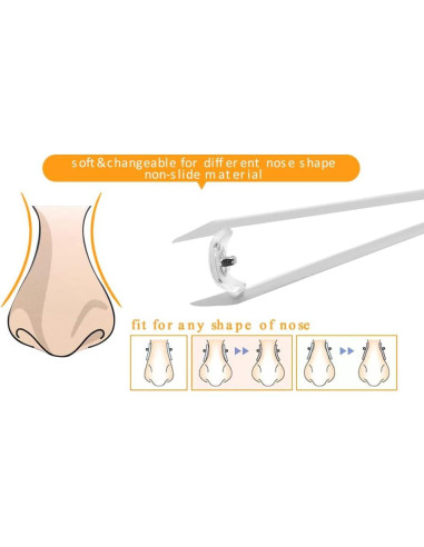 Almohadillas de nariz RayBan RB6335 RB3549 RB4071 Plata