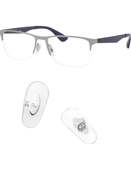 Almohadillas de nariz RayBan RB6335 RB3549 RB4071 Plata