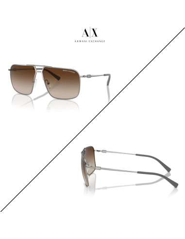 Gafas de Sol Aviador Armani Exchange AX2050S Polarizadas