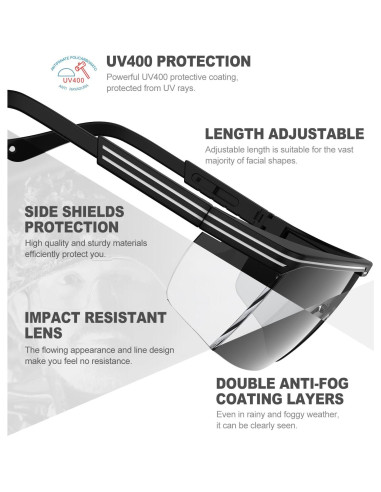 Gafas Tácticas de Tiro XAegisTac con 3 Lentes Intercambiables