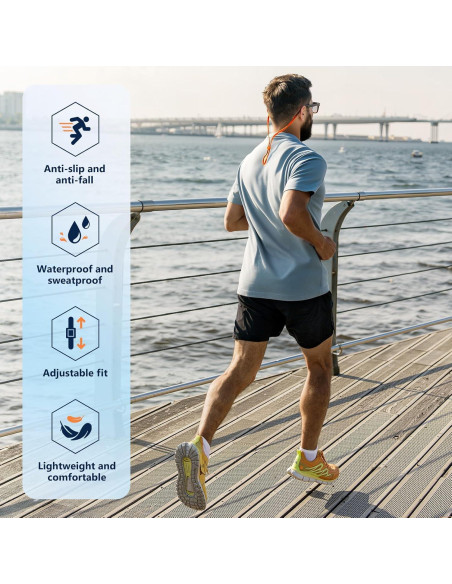 Correa Ajustable para Gafas 80Days - Nylon y Silicona, 2 Pcs