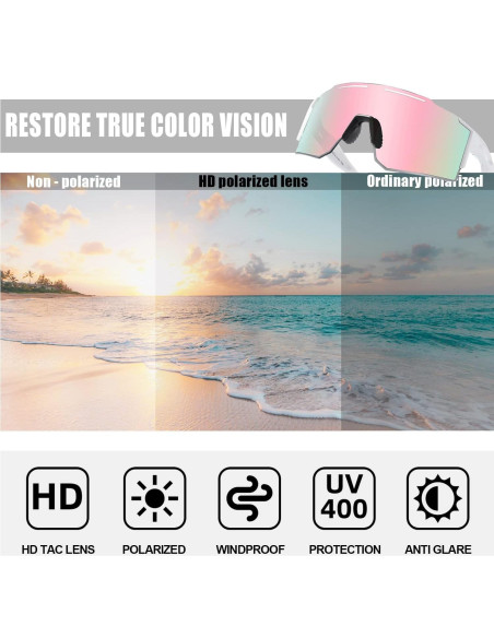 Gafas de sol polarizadas YUNBLL&KO UV400 para ciclismo