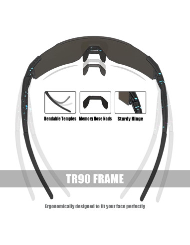 Gafas de sol polarizadas YUNBLL&KO UV400 para ciclismo