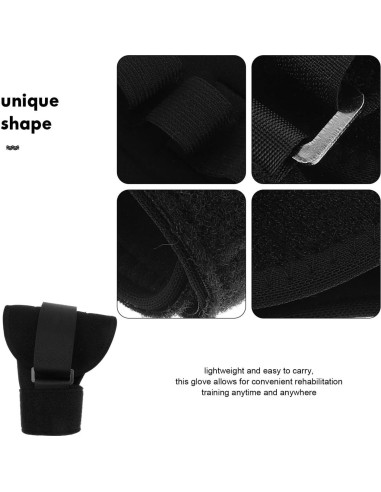 Guantes de Rehabilitación de Dedos Minkissy Suaves y Transpirables