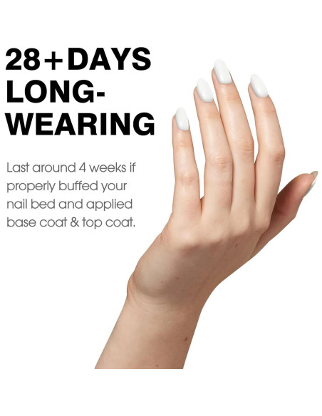 Esmalte de Uñas en Gel CANNI Blanco Puro 9ML Brillo Alto