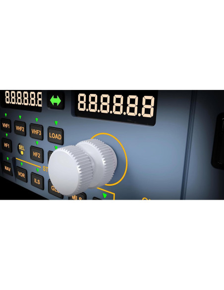 Panel de Gestión de Radio WINGFLEXSIM A320RMP CUBE para Simulador de Vuelo