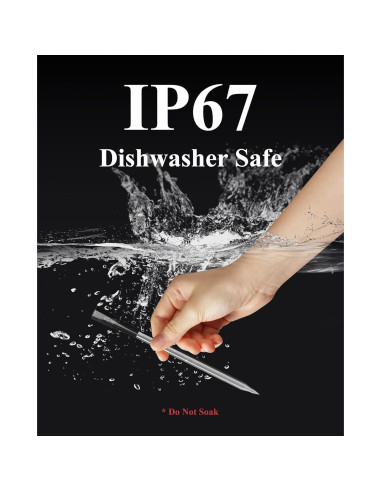 Termómetro de Carne Digital Inalámbrico Wisebee Bluetooth 100C