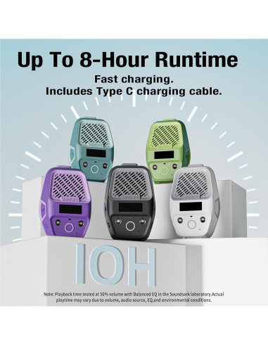 Altavoz Bluetooth Portátil Soundsark STAR1 Impermeable Negro