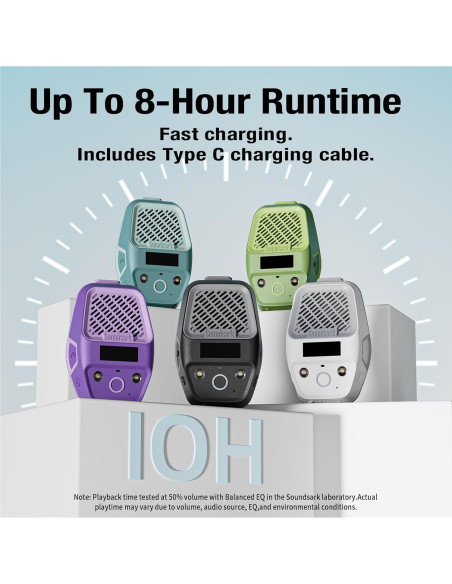 Altavoz Bluetooth Portátil Soundsark STAR1 Impermeable Negro