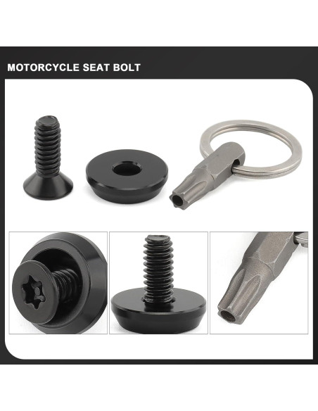 Tornillo de Asiento Antirrobo Daklvng para Harley 1996-2024